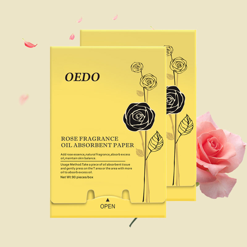 OEDO ROSE FRAGRANCE OIL ABSORBENT PAPER
