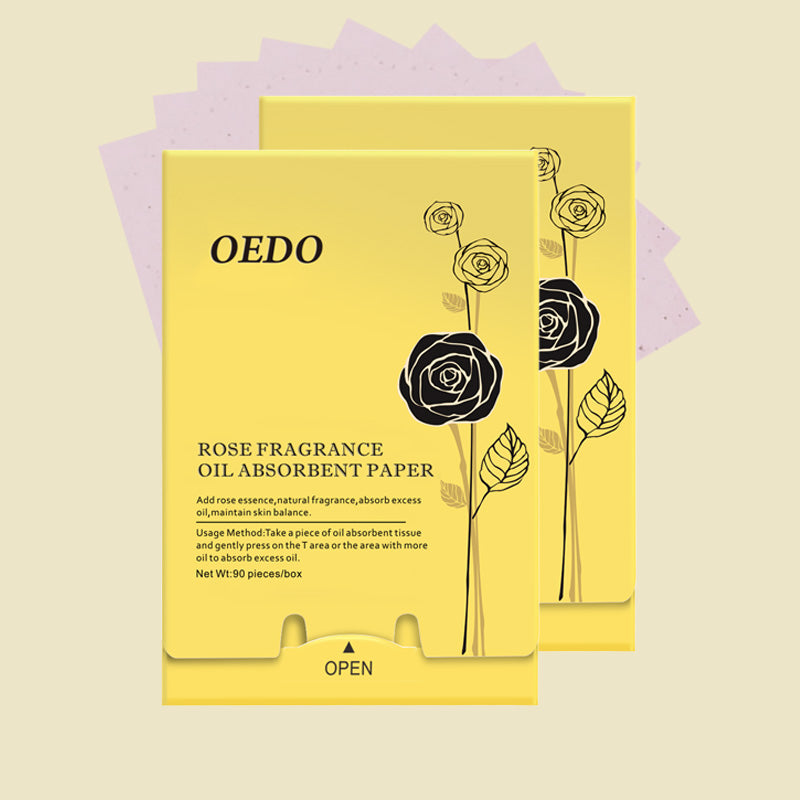 OEDO ROSE FRAGRANCE OIL ABSORBENT PAPER
